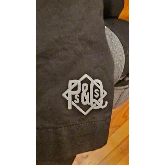 P's & Q's Shorts Mens Black Drawstring Board Swim Shorts , Sz XXL, 36 in Waist - Picture 4 of 5